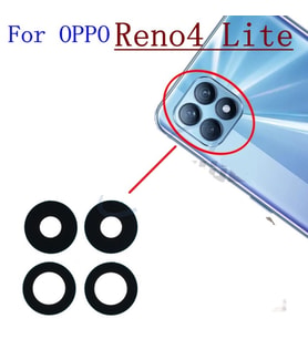 Oppo Reno 4 LİTE Arka Kamera Camı Lens Yapışkanlı