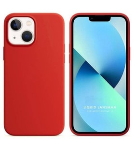 Apple iPhone 13 6.1'' Liquit Lansman Silikon Kırmızı