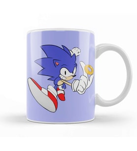 Segasonic The Hegdehogsonic Maniasonic Sonic Kupa Bardak Porselen