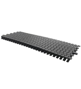 20 Cm Kare Model Antrasit Havuz Taşma Izgarası Tek Geçme (Beyaz)