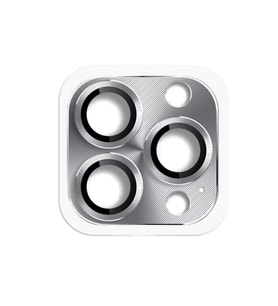 İphone 16 Pro Max Pers Alüminyum Kamera Lens - Gri