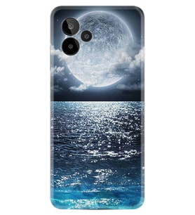 General Mobile GM 24 Pro Kılıf Resimli Desenli Baskılı Silikon Great Moon 1301