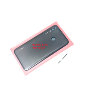Tkgz Honor 8C (BKK-L21) Kasa Arka Pil Batarya Kapağı SİYAH
