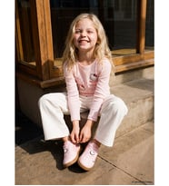 LCW Kids Pembe Hello Kitty Lisanslı Taşlı Kız Çocuk Tişört