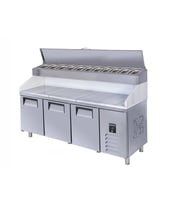 Iceinox Make Up Buzdolabı Mermerli 515 Lt (Gri)