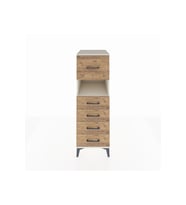 Kronos Dolap Tek Raflı 5 Çekmeceli 44x59x134 Aytaşı-Çam