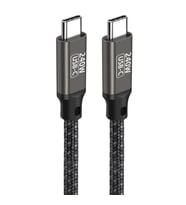 Zore QG02 Type-C to Type-C PD3.1 Data Kablosu 240W 480Mbps 0.5 Metre (Siyah)