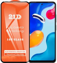 Xiaomi Redmi Note 11S Ekran Koruyucu 21D Tam Kaplayan Kavisli