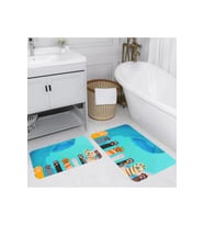 Eliana Home Baskılı 2'li Banyo Paspas Takımı RVG5132