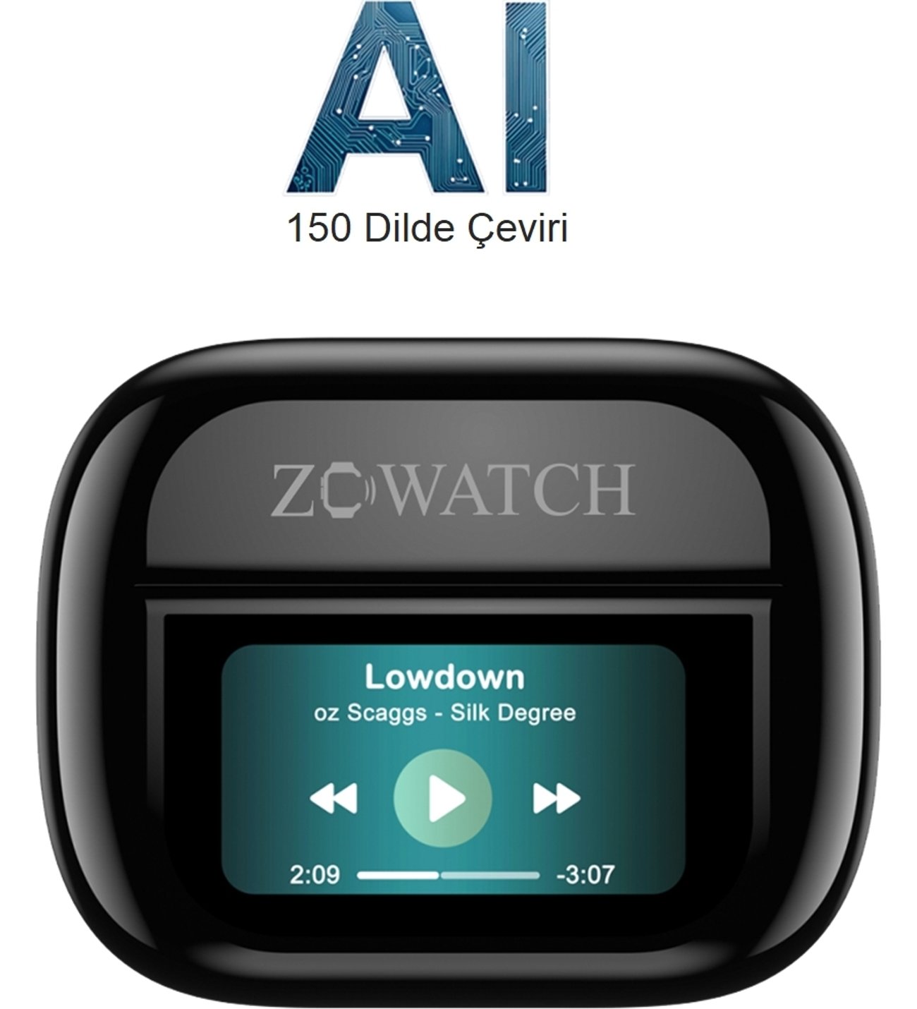 ZCWATCH E0325 Pro AI Canlı Çeviri Kulaklık, ANC/ENC 4 Mikrofon 470