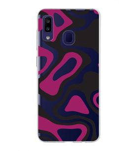 Samsung Galaxy M10s Kapak Renkli Desen Tasarımlı Şeffaf Silikon Kılıf
