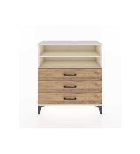 Arges Şifonyer 2 Raflı 3 Çekmeceli 88x30x96 Aytaşı-Çam