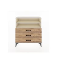 Arges Şifonyer 2 Raflı 3 Çekmeceli 88x30x96 Aytaşı-Çam