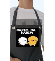 Ayar Askılı Siyah Cepli Premium Duck Kumaştan Şef Önlüğü Garson Kafe Aşçı Barista Unisex Cepli Önlük