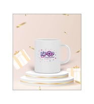 K-POP Tasarımlı Kupa Bardak (Beyaz)