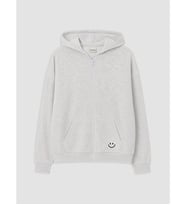 LCW Kids Gri Kapüşonlu Kız Çocuk Sweatshirt