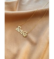 Kişiye Özel 925 Ayar Gümüş Barbie Kolye
