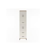 Hyperion Dolap 3 Raflı 3 Çekmeceli 4 Kapaklı 60x44x243 Çam-Aytaşı