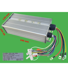 E-Bis Hız Kontrol Cdi Akıllı Beyin 48-72V 1500W 55A Geniş Kasa