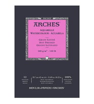 Arches Suluboya Defteri Hot Press Natural White 300 gr A3 12 Sayfa 