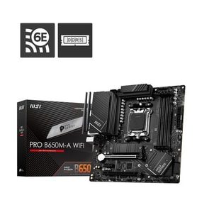 Msı Pro B650M-A Wıfı Am5 Ddr5 6400Mhz(Oc) Usb3.2 2.5G Lan Wıfı 6E Anakart