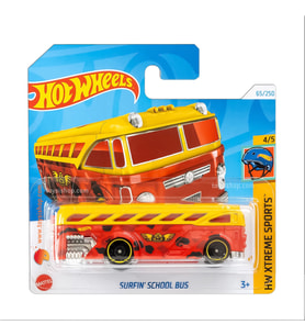 Hot Wheels Surfin School Bus - HW Extreme Sports - 65