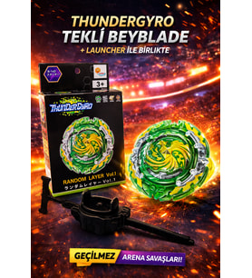 ThunderGyro Random Layer Vol.1 Beyblade Kutulu Tekli Arena Savaş Topacı