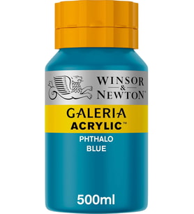 Winsor&Newton Galeria Akrilik Boya, 500ml, Phthalo Blue 516