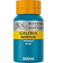 Winsor&Newton Galeria Akrilik Boya, 500ml, Phthalo Blue 516