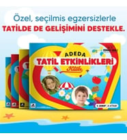 Adeda Tatil Etkinlikleri Kitabı Seti - 1.Sınıf (Çok Renkli)