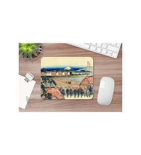 Hokusai Nakahara In The Sagami Province 17 X 21 Cm Mouse Pad