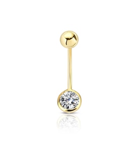 Altın Göbek Piercing (Gold)