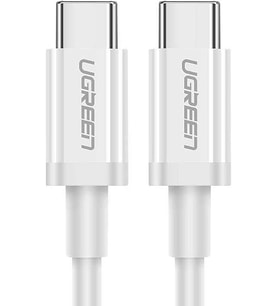 Ugreen Usb C To Usb C 3A Hızlı Data Kablosu Beyaz 50 Cm