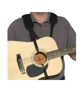 Neotech 8501162 Akustik Gitar Askısı Omuz Yükünü Azaltan Neopren Dolgulu Tasarım Ayarlanabilir Uzunluk ve Güvenli Deri Uçlar