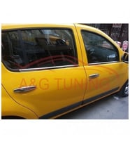 Dacia Sandero Krom Cam Çıtası Tk 2007-2012 4Prç Paslanmaz Çelik