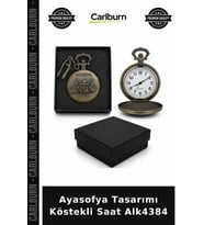Özel Üretim Tarihi Hediyelik Aksesuar Nostaljik Koleksiyon Ayasofya Tasarımı Köstekli Saat Alk4384