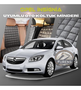 Opel İnsignia Antrasit Renk Tay Tüyü Cepli & Terletmez Sırtlı Oto Koltuk Minder Seti - Koltuk Koruma Kılıfı (ÖN & ARKA TAM SET)