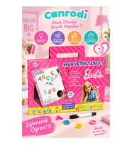 Barbie Magnetli Eğitici Set 62 Parça Alfabe ve Sayılar Manyetik Tablet