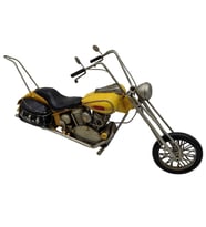 Panhead Longer El Yapımı Chopper Dekoratif Motosiklet