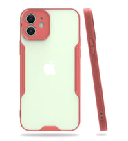 Durukar® iPhone 12 Kılıf Platin Silikon - Pembe