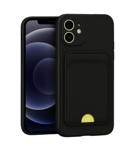 Newface Apple iPhone 11 Kılıf Kelvin Kartvizitli Silikon - Siyah