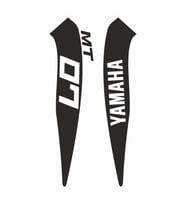 Yamaha Mt07 2014 - 2017 Uyumlu Beyaz Depo Sticker Set