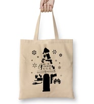 Die Hard Christmas Tree Silhouette Bez Çanta Uzun Saplı