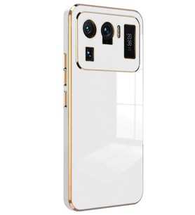 Newface Xiaomi Mi 11 Ultra Kılıf Volet Silikon - Beyaz