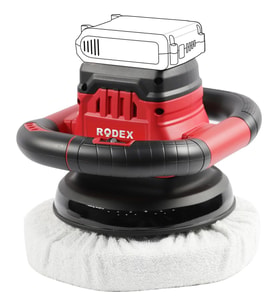 RODEX RPX2270 AKÜLÜ POLİSAJ MAKİNESİ BATARYASIZ 20V (Kırmızı-Siyah)