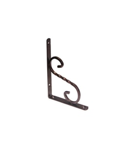 Beşel Perforje Raf Altı Raf Demiri Parlak Bakır 15,5x11,5x1,4 cm