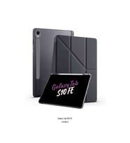 Galaxy Tab S10 FE 10.9 inç Uyumlu Kalem Bölmeli Katlanabilir Standlı Tri Folding Tablet Kılıfı