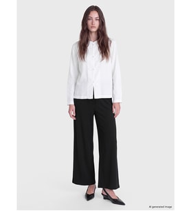 LCW Modest Siyah Beli Lastikli Kadın Pantolon