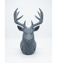 MYCRAFT3D Geometrik Geyik Büst Heykel 3D Baskı Pla Modern Dekoratif Obje 25X15 cm Masaüstü Ev Ofis Dekoru