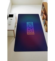 Modern Dijital Baskı Kaymaz Taban Çocuk ve Genç Odası Halısı H0916